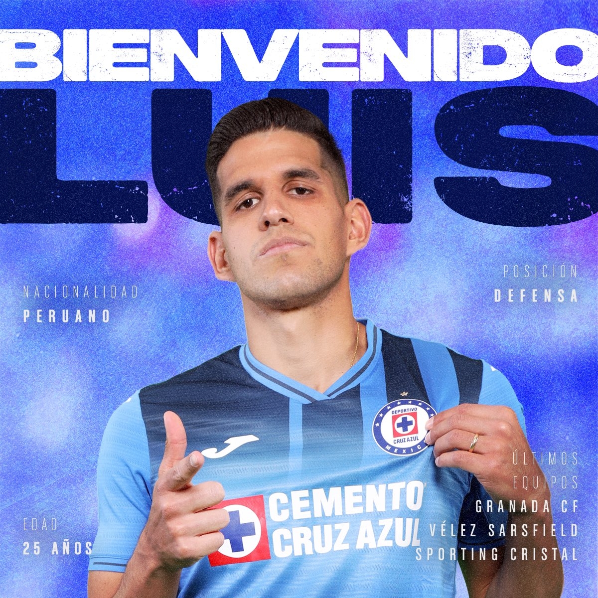 Cruz Azul hace oficial a su nuevo refuerzo proveniente del Granada FC de España