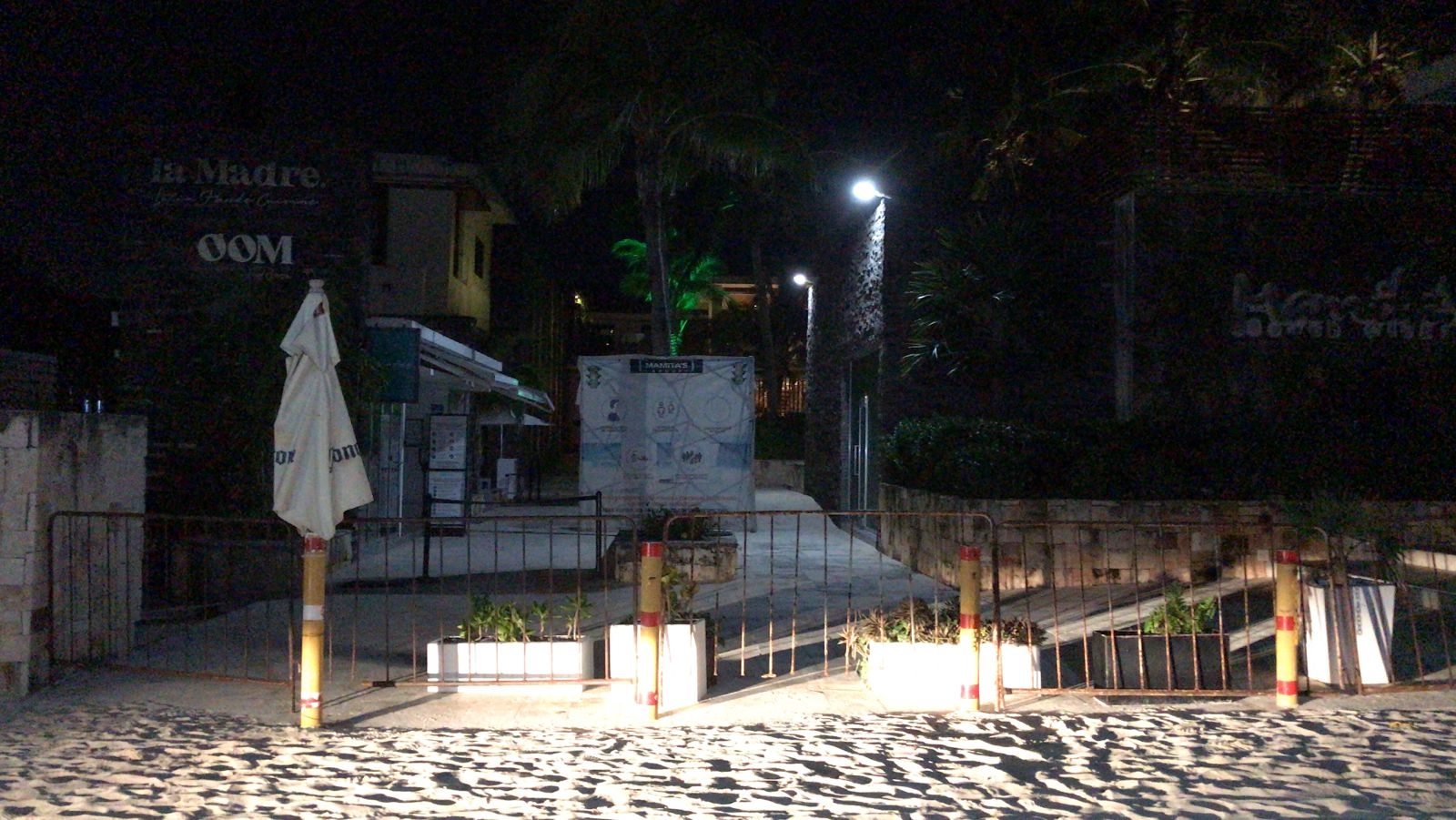 Así se encuentra Mamita's Beach Club, lugar del asesinato de su gerente en Playa del Carmen