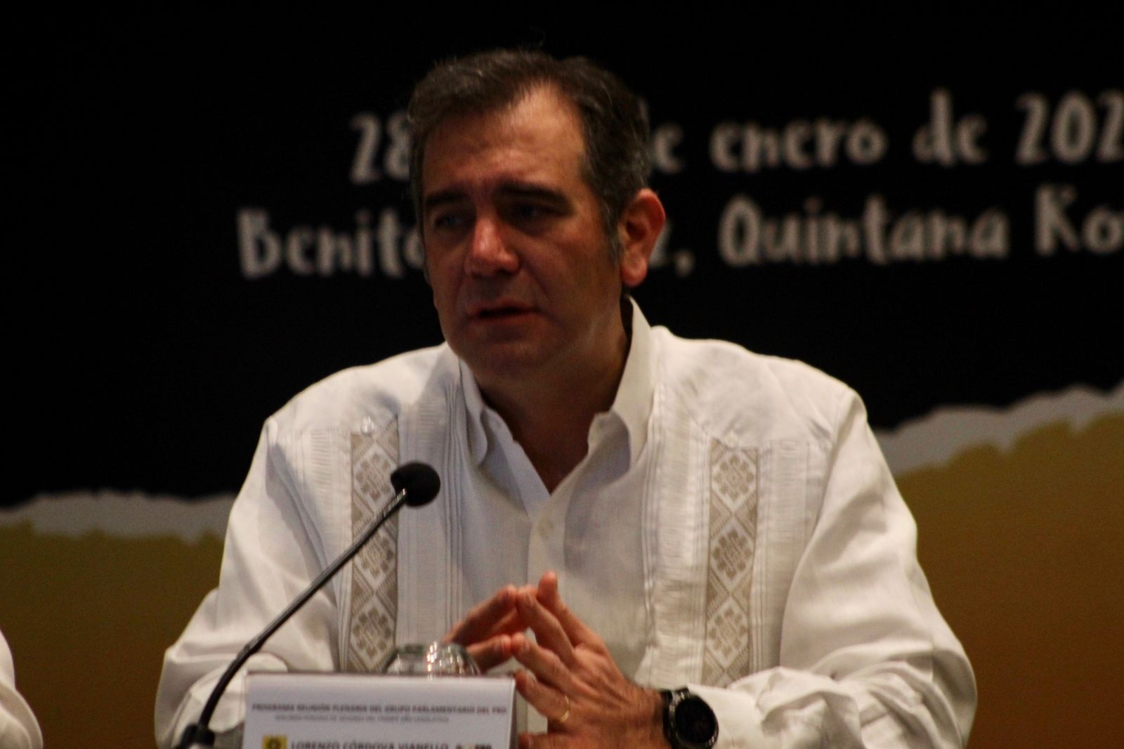 Lorenzo Córdova estuvo presente en la convención plenaria del PAN, hecho que fue criticado por AMLO en 'La Mañanera'