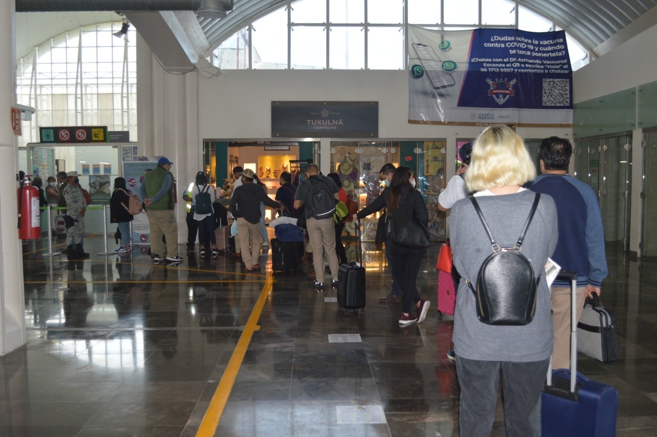 Campeche recibió más personas en el aeropuerto