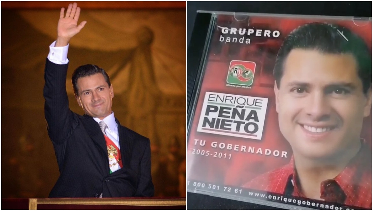 Este fue el disco de Enrique Peña Nieto que utilizó en su campaña política