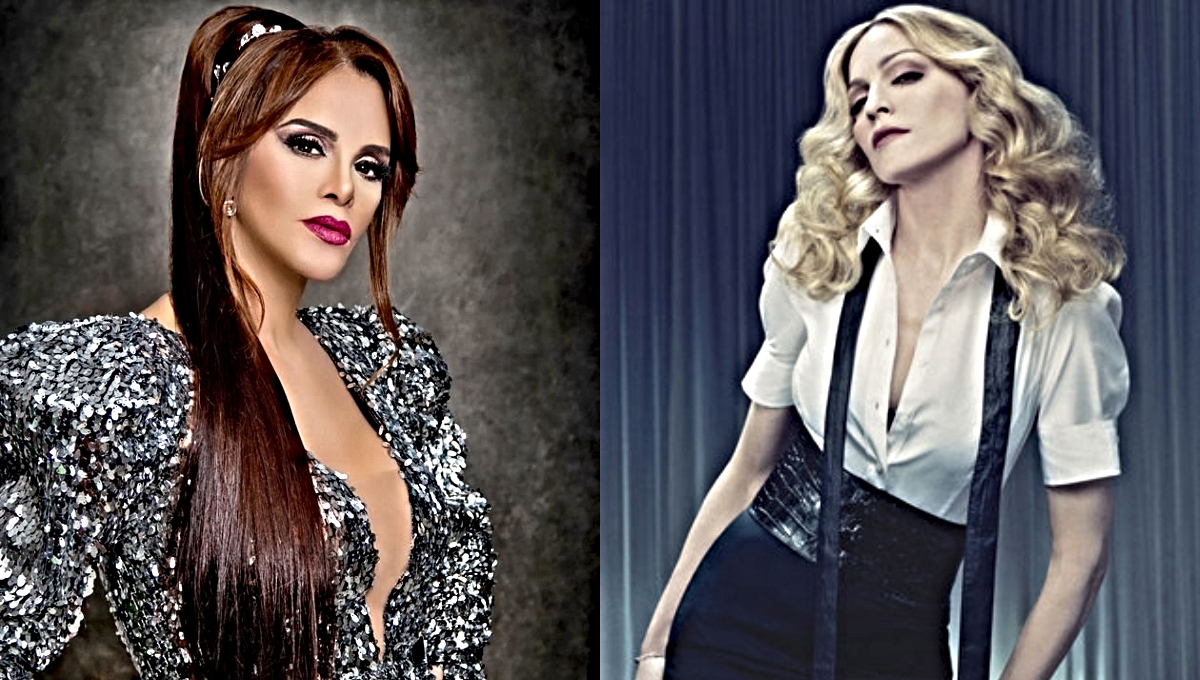 Según Lucía, durante un concierto al que acudió en Miami de Madonna, la cantante se molestó con ella. Foto: Especial