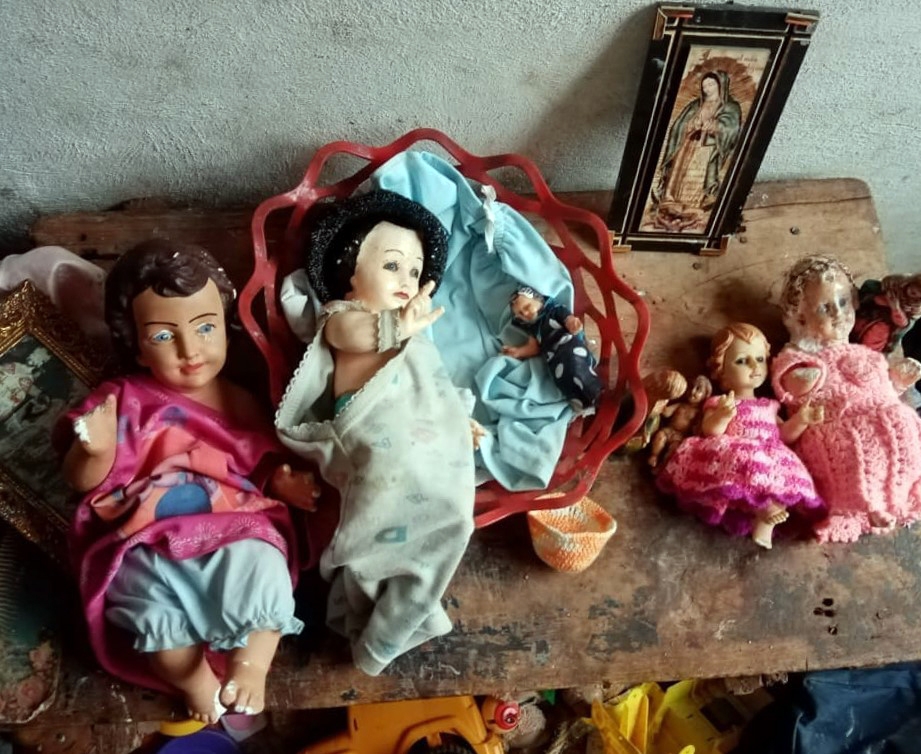 Pobladores de Teabo denuncian robo de 10 figuras del Niño Dios de sus pesebres