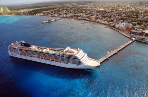 Muelles del Caribe dio a conocer, que la inversión para el cuarto puerto de cruceros en Cozumel, sería de 58 millones 617 mil pesos