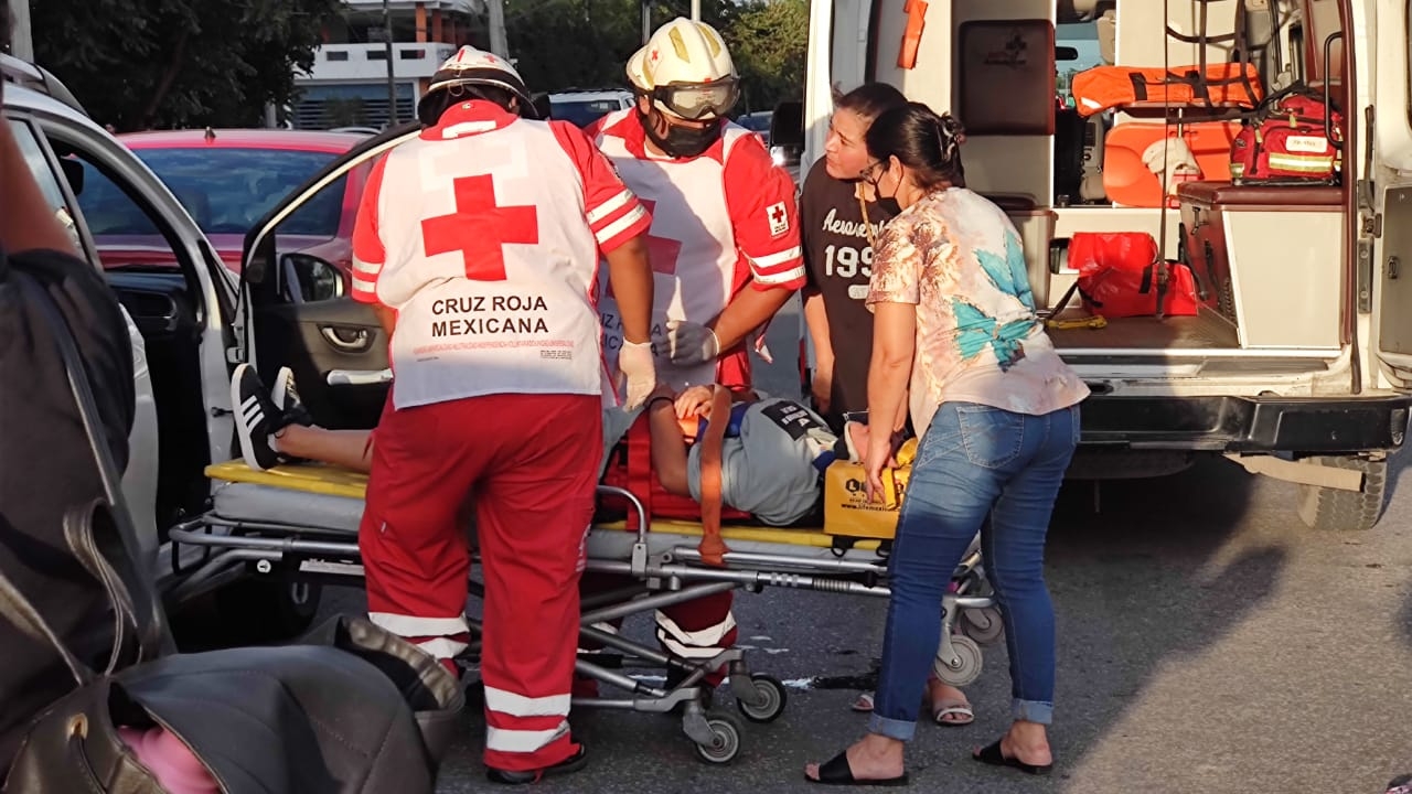 Carambola deja varios heridos en Ciudad del Carmen