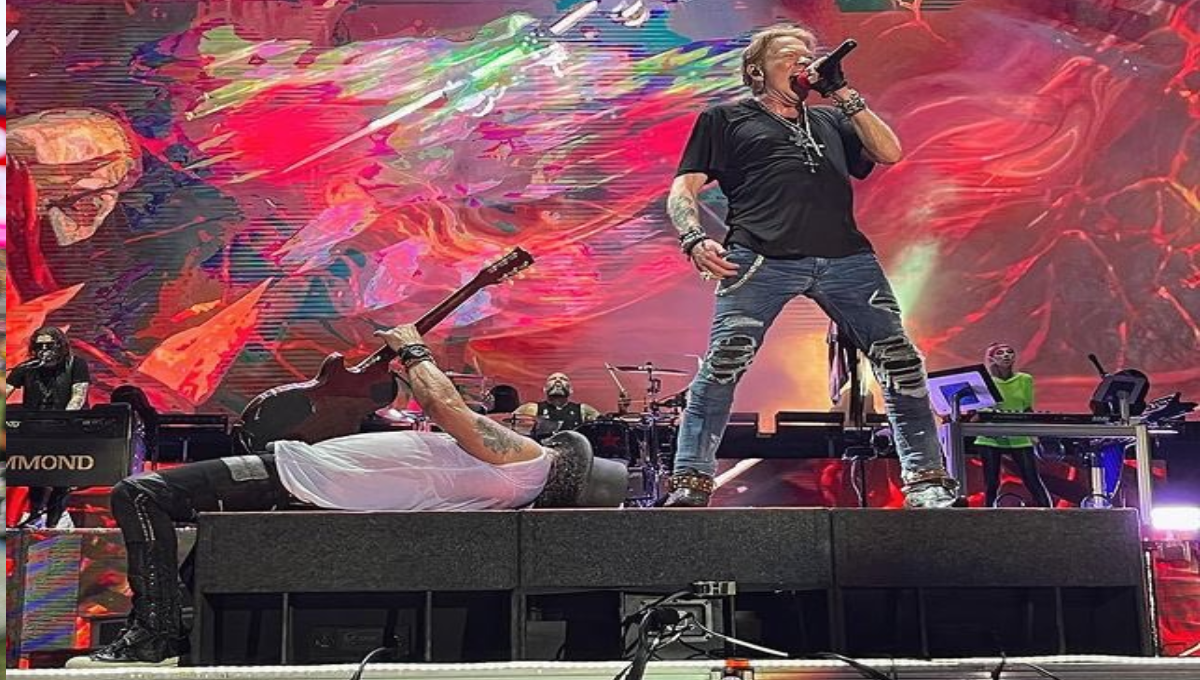 Así se vivió el concierto de Guns N' Roses en Mérida: VIDEO