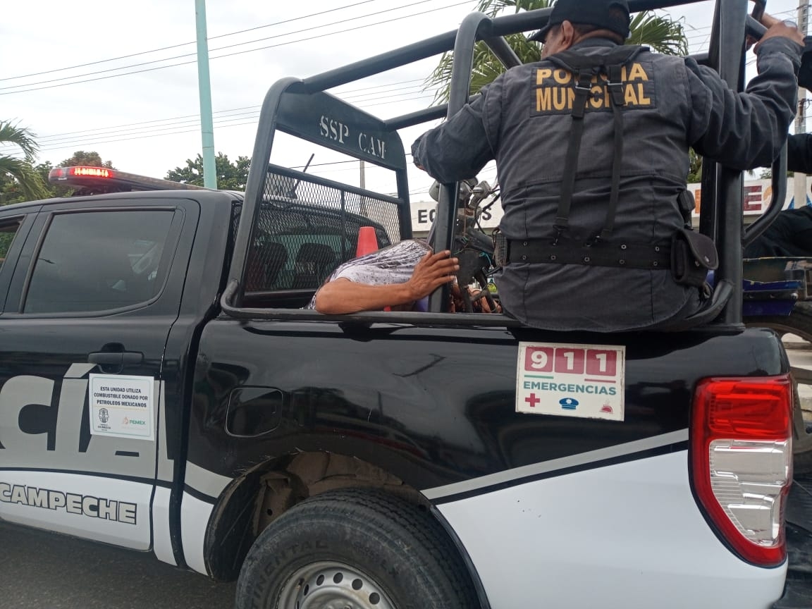 Los dos hombres fueron puestos a disposición de la Fiscalía de Campeche