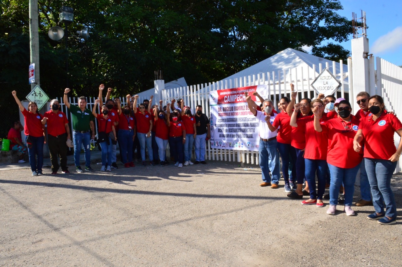 Sindicalizados del Cecytec Campeche realizarán protestas durante toda la semana