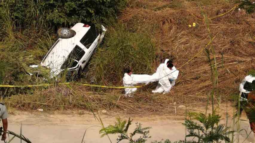 Dos migrantes muertos y siete heridos por accidente en Chiapas