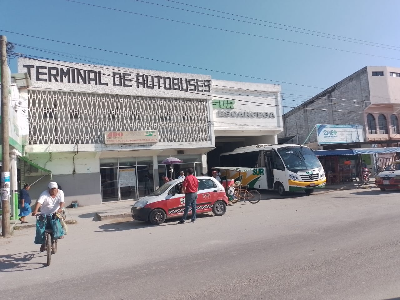 Nerio Reyes López se dirigía a la terminal de autobuses de Escárcega la tarde de ayer viernes