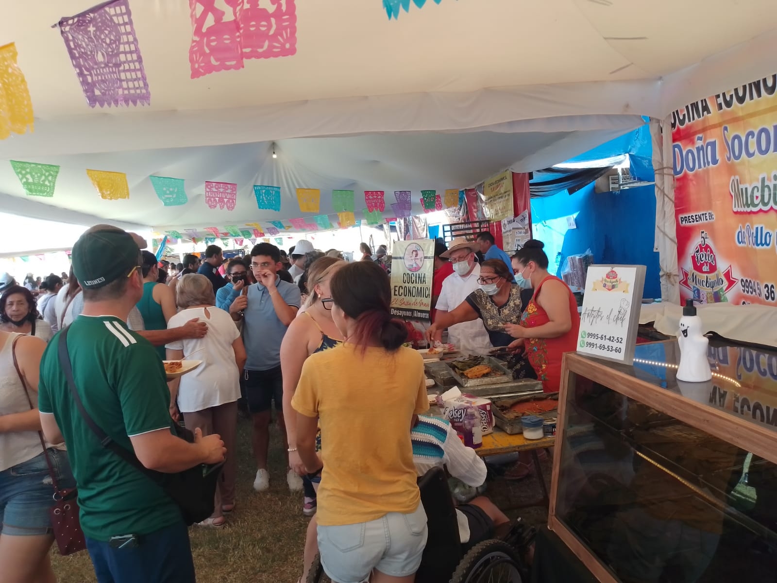 Feria del Mucbipollo atrae a comensales a San Sebastián en Mérida: EN VIVO