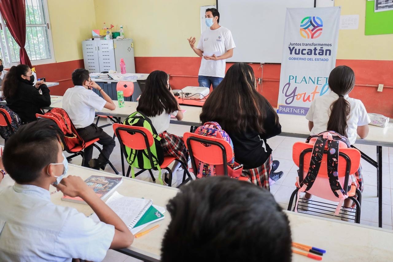 Estudiantes de 14 municipios de Yucatán se preparan para la segunda fase del programa Planet Youth