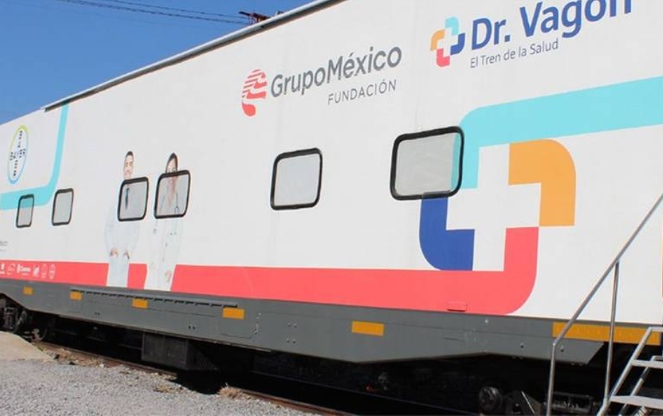 El tren fue creado por la Fundación Grupo México se encarga de realizar un trabajo de investigación y llevar servicios médicos
