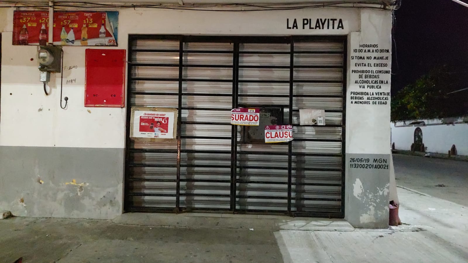 Copriscam clausura siete expendios de cerveza en Ciudad del Carmen por falta de licencias