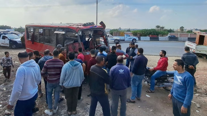Accidente de autobús deja 19 muertos y seis heridos en Egipto
