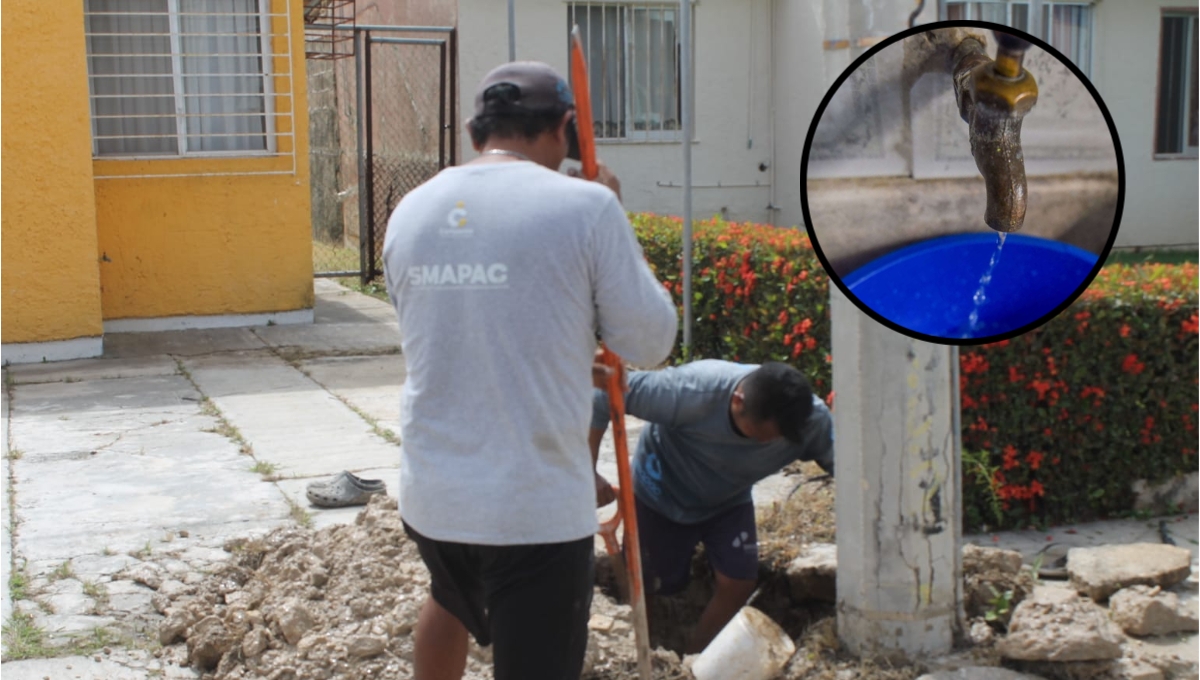 Smapac anuncia corte del servicio de agua en 75 colonias de Campeche este 15 de noviembre