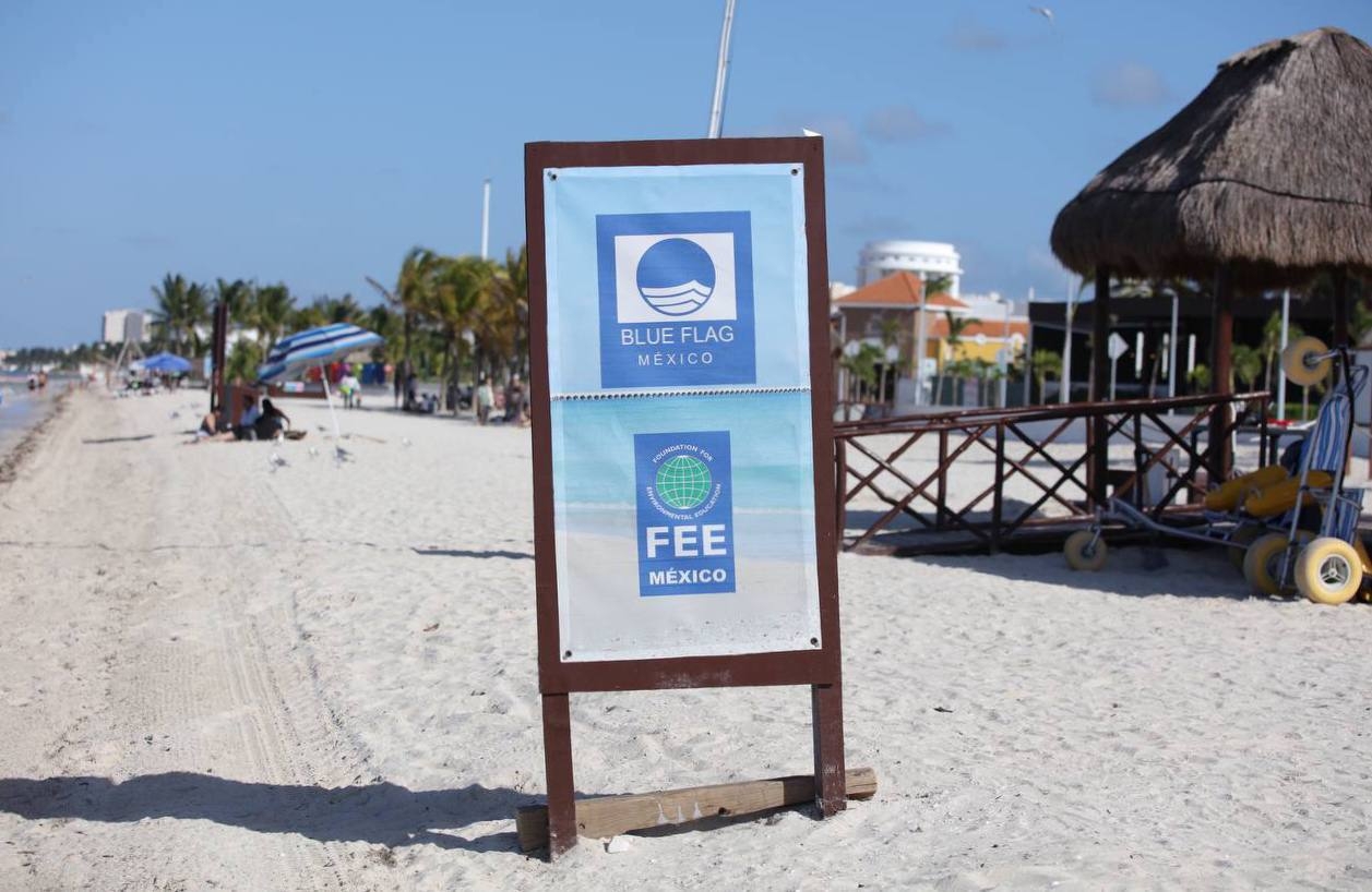 Playas de Progreso obtienen distintivo The Blue Flag por tercer año consecutivo