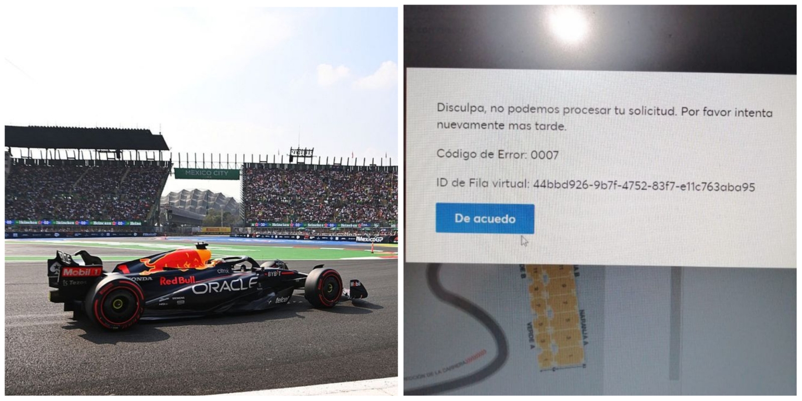 Colapsa página del GP de México 2023: Aficionados se quedan sin comprar su boleto