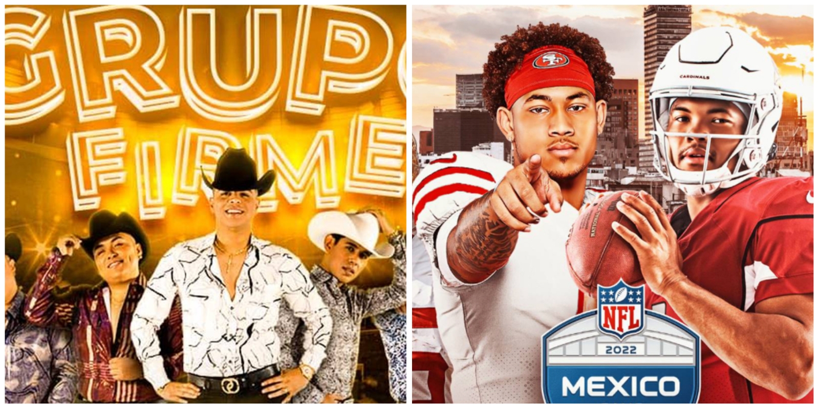 NFL: Grupo Firme tendrá show de medio tiempo en el Estadio Azteca en Cardinals vs 49ers
