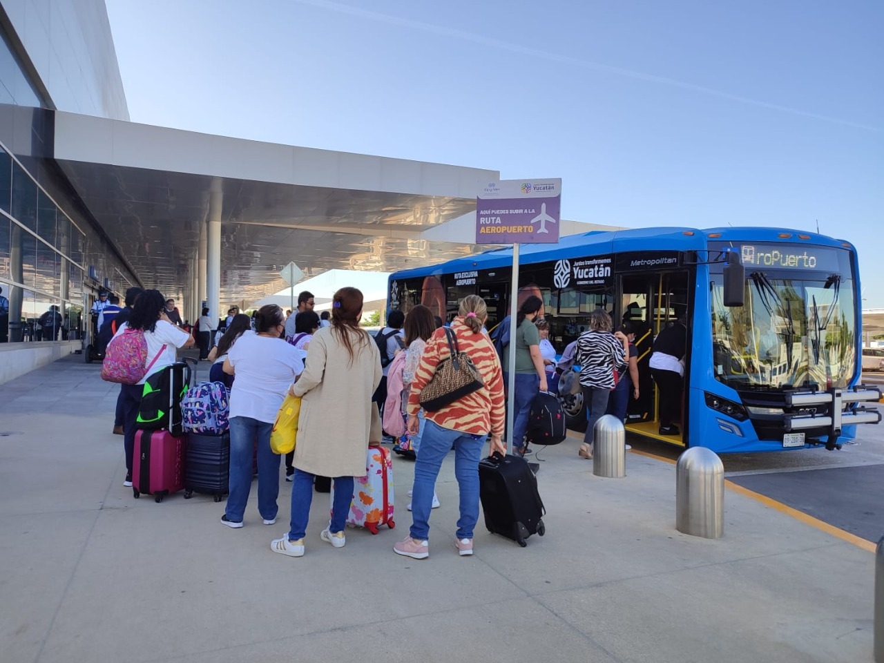 La ruta Va y Ven lleva tres meses en función en el aeropuerto de Mérida