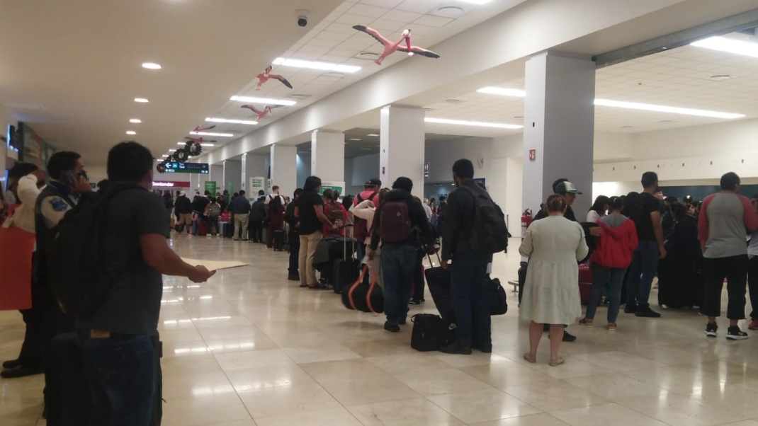 Aeropuerto de Mérida: Registra 58 vuelos para este nublado martes
