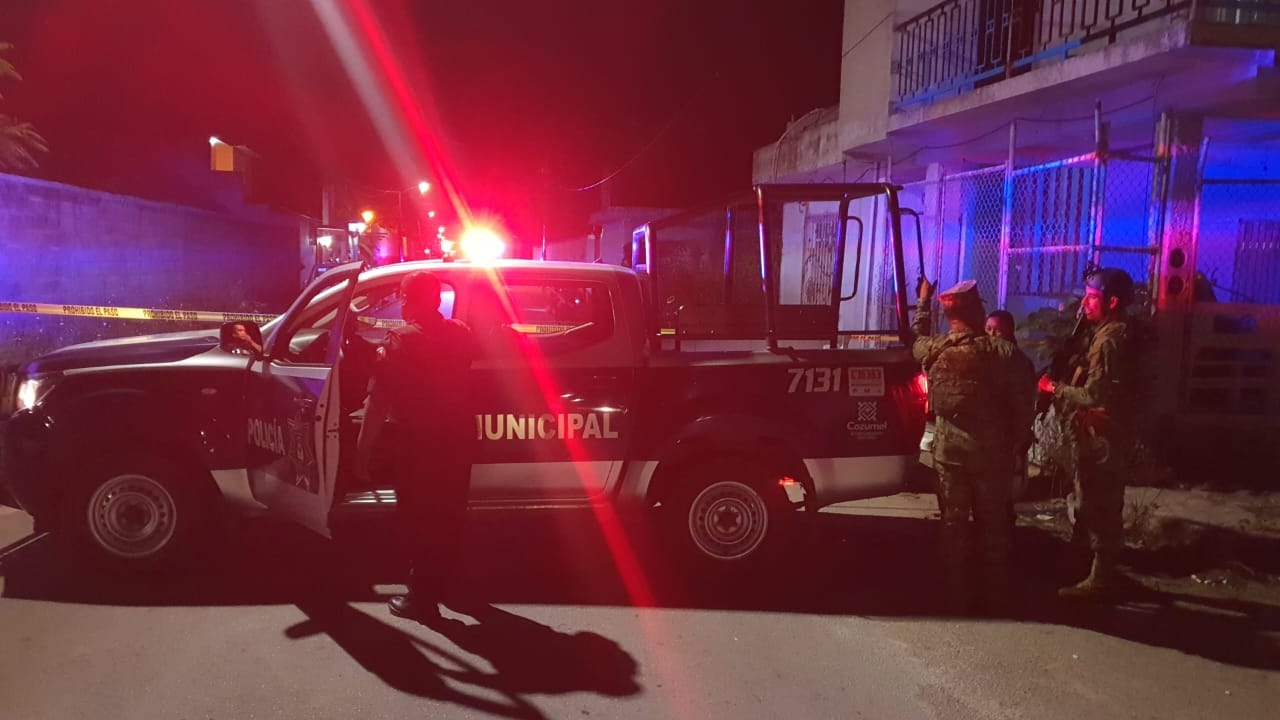 Hombres armados desconocidos realizan detonaciones en Cozumel