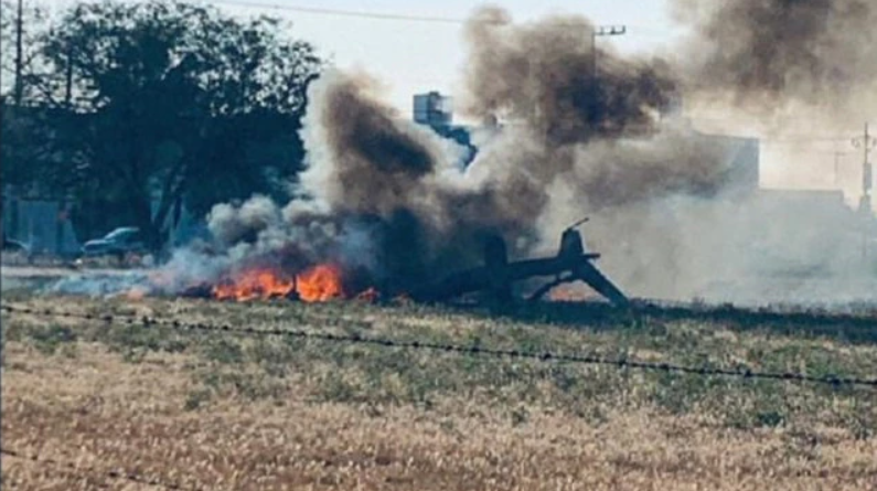 Se desploma helicóptero de la Secretaría de Seguridad de Aguascalientes; hay tres muertos