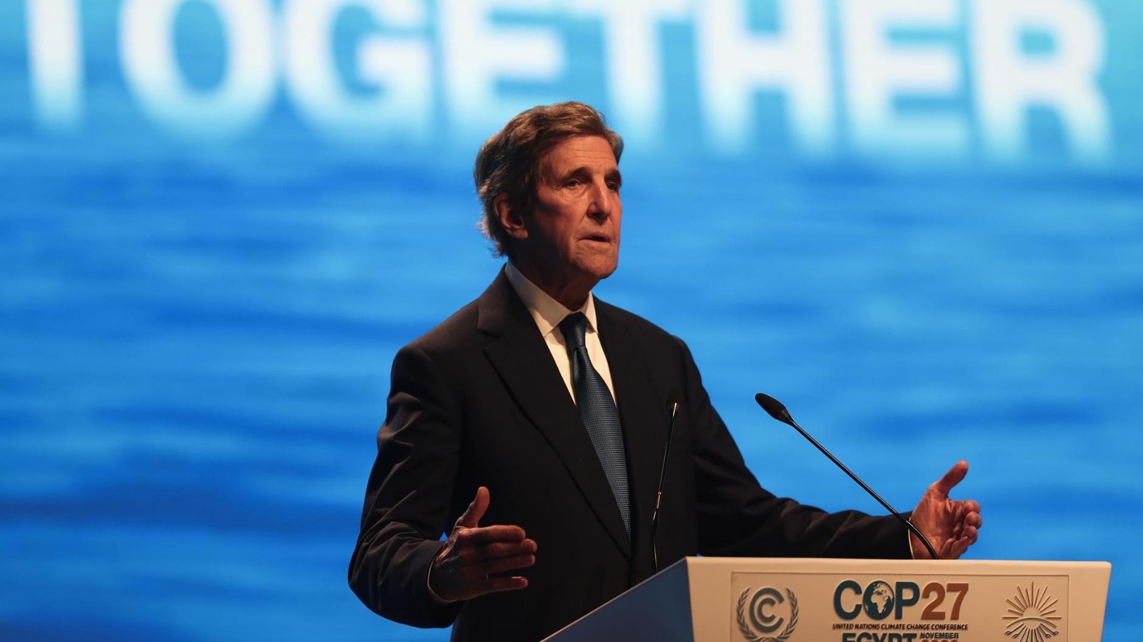 John Kerry da positivo a COVID-19 durante la COP27 en Egipto