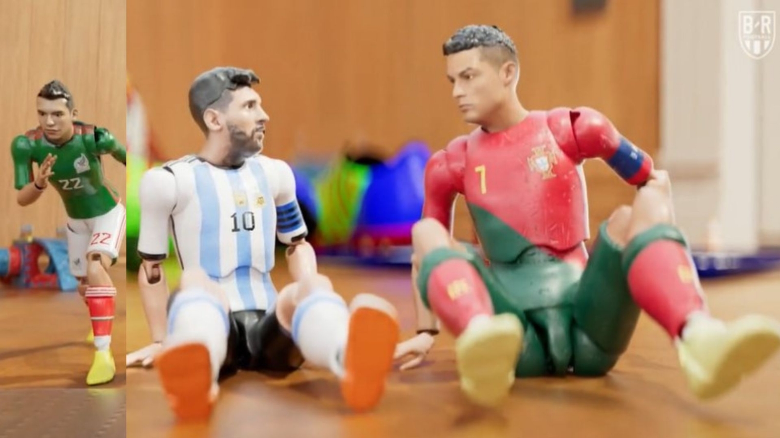 CR7, Messi y Chucky Lozano brillan en comercial para Qatar 2022 al estilo Toy Story: VIDEO