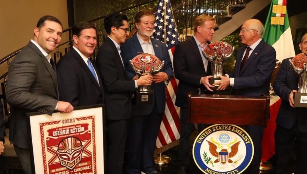 México y Estados Unidos celebran bicentenario de relaciones diplomáticas con partido de la NFL