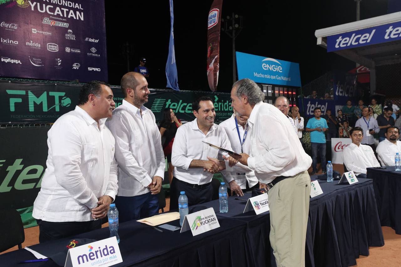 Yucatán reúne lo mejor del tenis juvenil del mundo, destaca el gobernador Mauricio Vila Dosal
