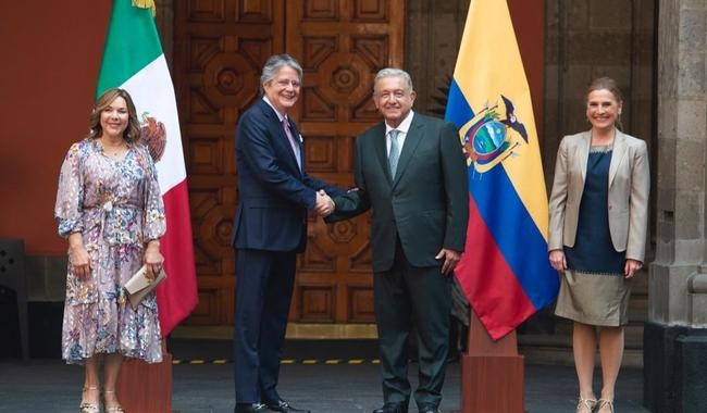 AMLO y Guillermo Lasso destacan relación bilateral entre México y Ecuador