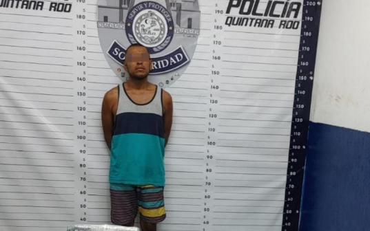 Detienen a presunto ladrón en Playa del Carmen