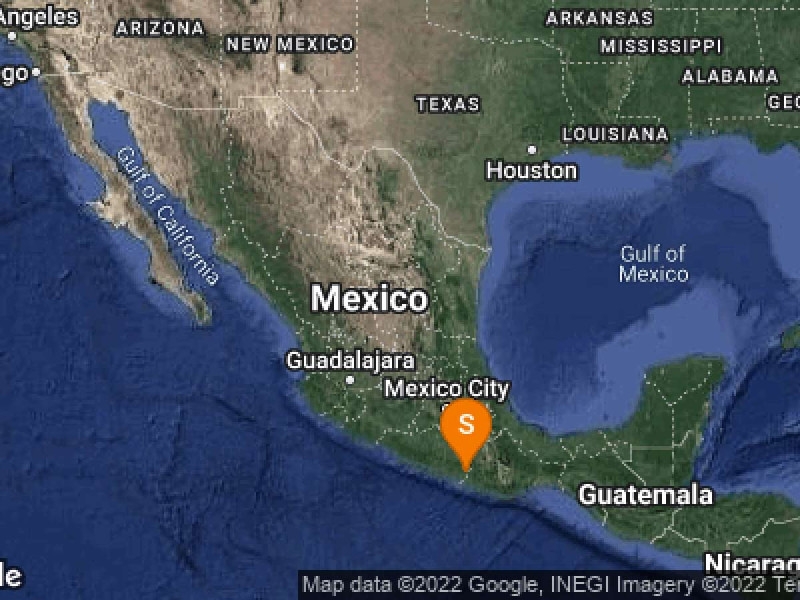 Se registra sismo de magnitud 4.6 en Ometepec, Guerrero