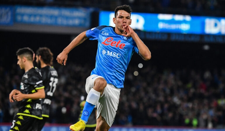 Chucky Lozano anota gol en el triunfo del Napoli en la Serie A: VIDEO