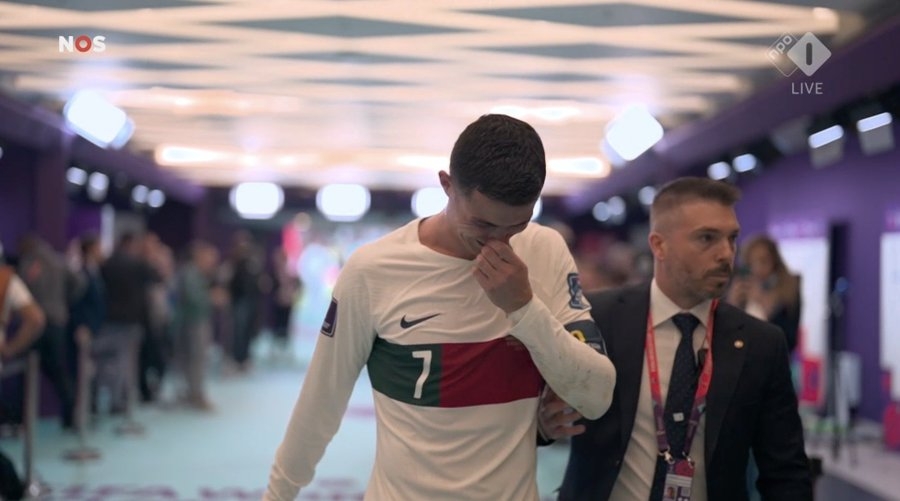 Cristiano Ronaldo rompe en llanto en su último partido de Mundial: VIDEO