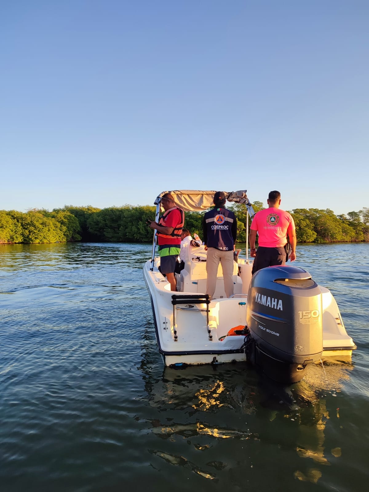 Finaliza la búsqueda de los tripulantes de la lancha hundida en la Laguna Amor en Cancún