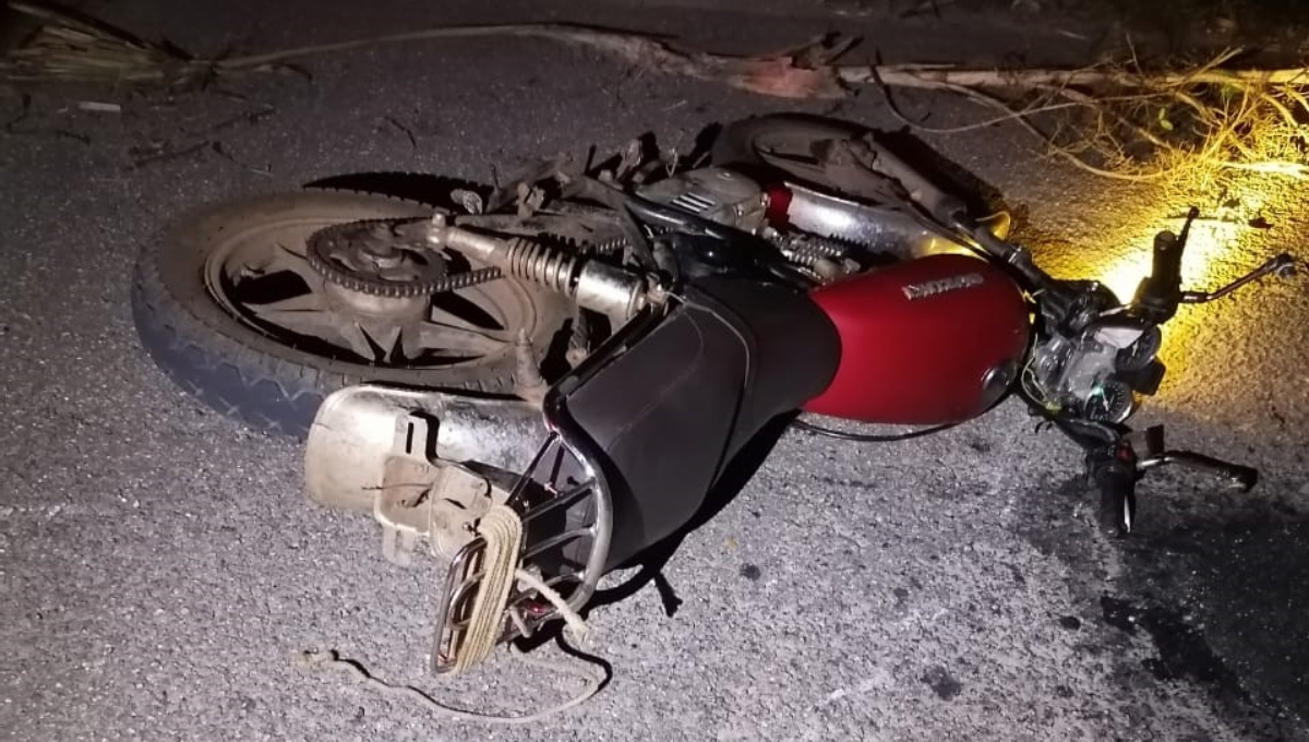 Motociclista muere tras ser arrollado por un conductor en Tizimín
