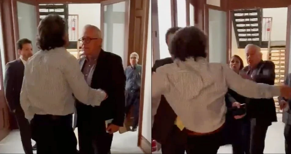 Entre golpes y patadas, así fue la pelea de diputados en el Congreso de la CDMX: VIDEO