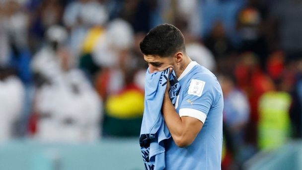 El delantero no ocultó su tristeza al ver eliminado a su selección del Mundial Qatar 2022