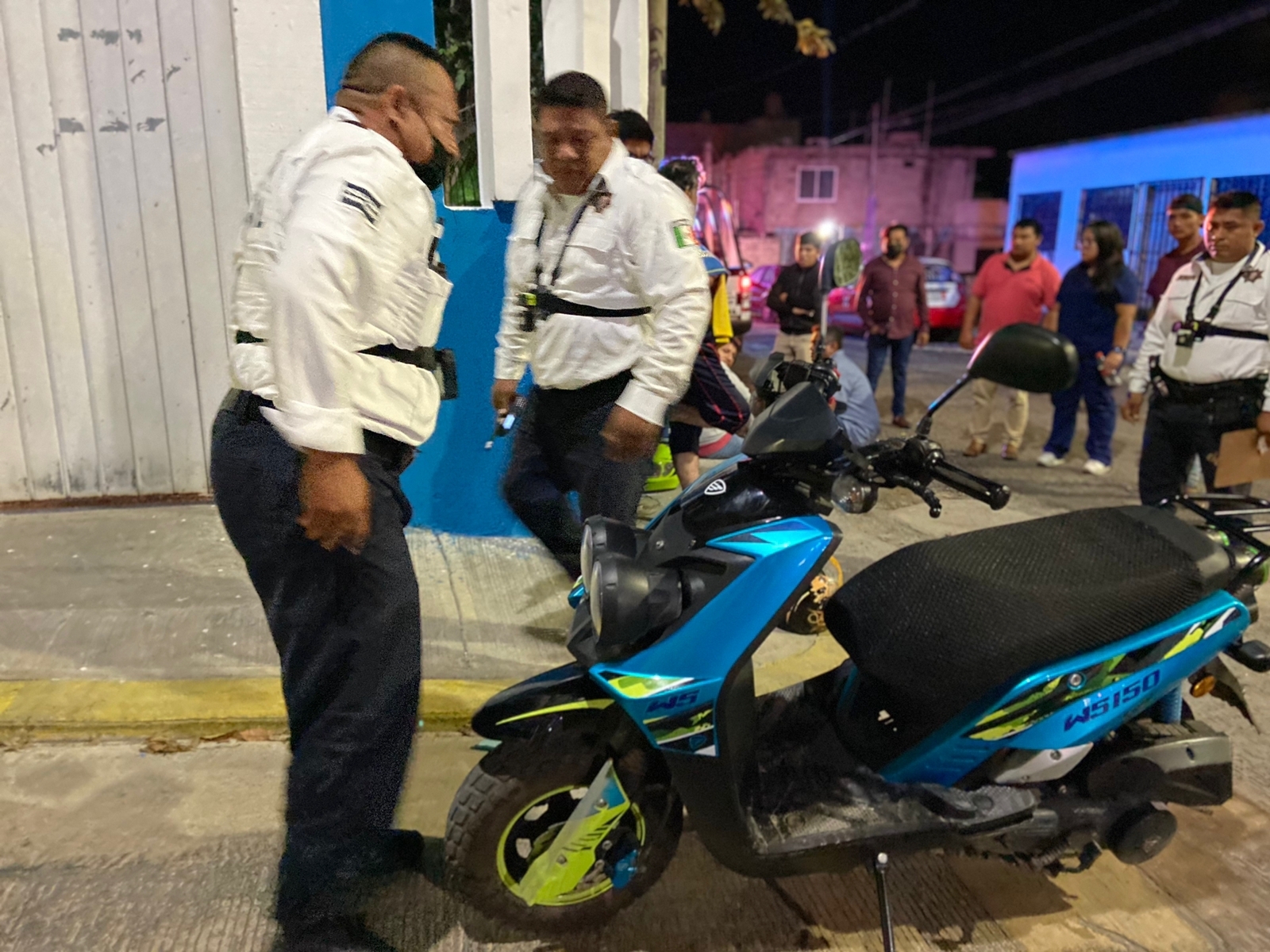 Campeche: Motociclista se niega a un acuerdo tras chocar en la colonia Morelos