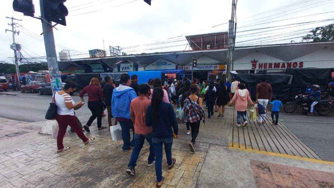 El mercado principal de Campeche registra una importancia afluencia de personas