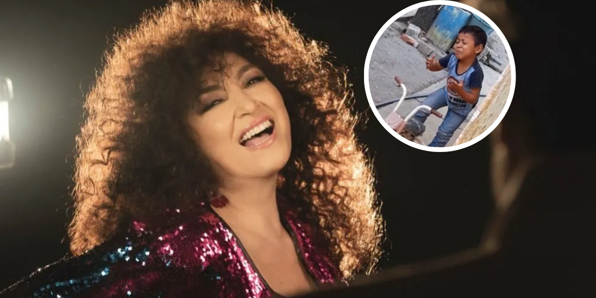 Niño se viraliza por cantar canción de Amanda Miguel con gran sentimiento :VIDEO