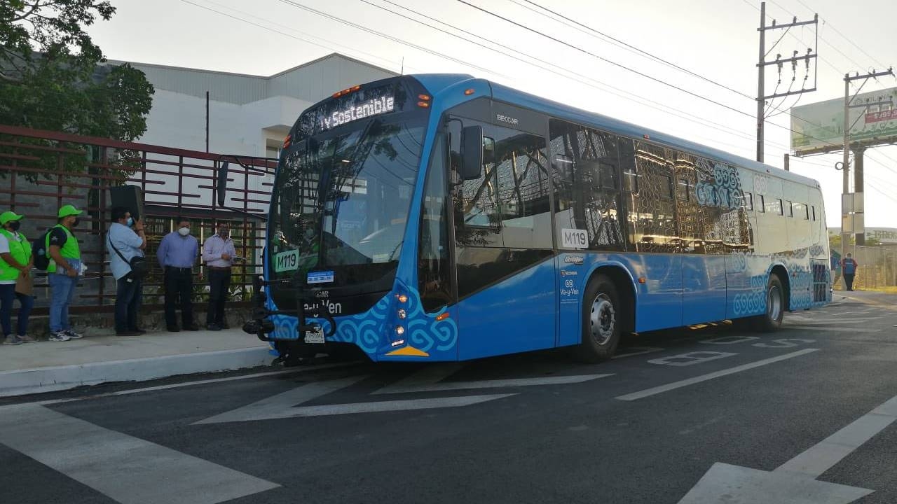 Nuevas rutas del transporte público que impulsa Mauricio Vila Dosal llegan a Tizimín
