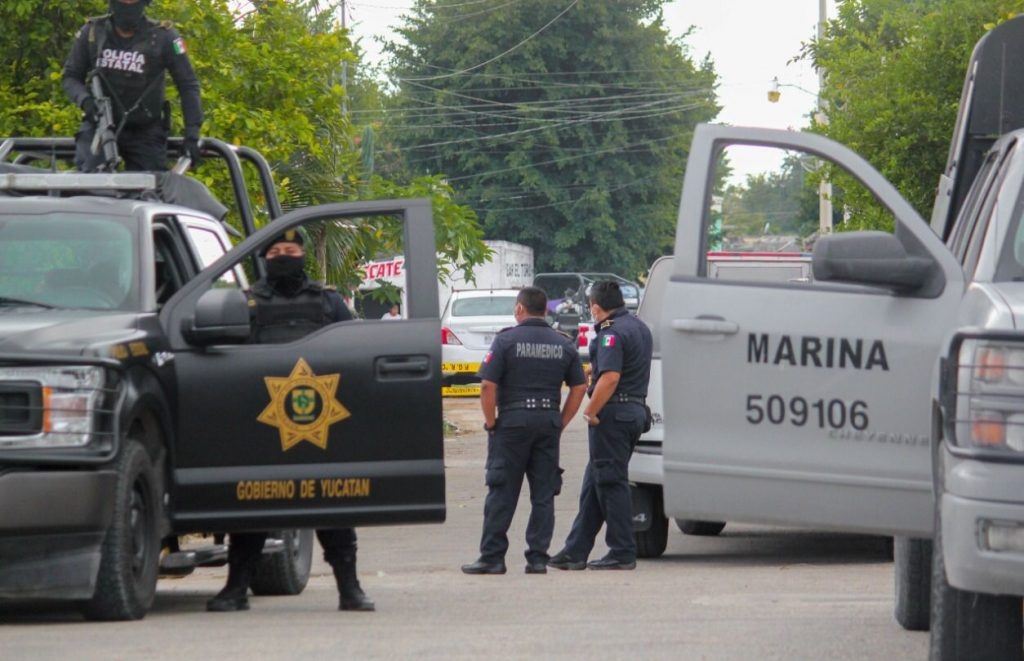Dos personas fueron detenidas en el operativo en Mérida