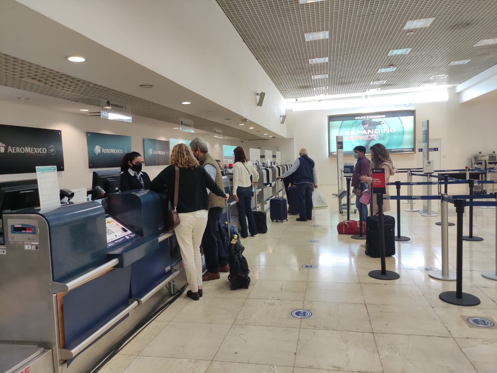 Aeropuerto de Mérida registra 35 operaciones hoy 14 de febrero