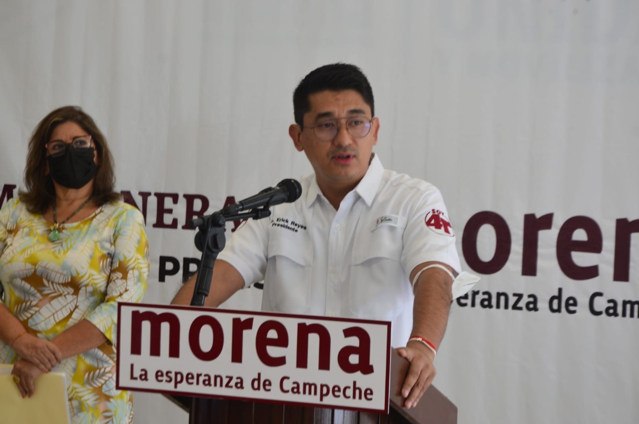El presidente de Morena en Campeche habló sobre el tema de la impunidad