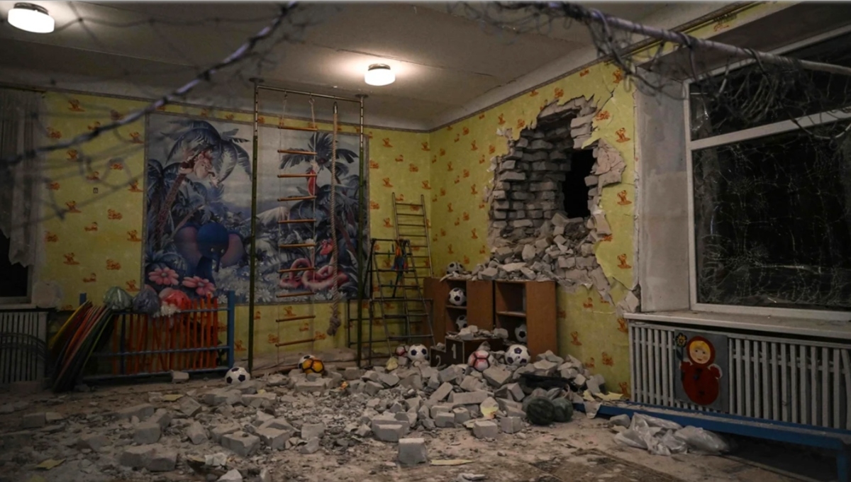Se registra explosión en una guardería de Ucrania
