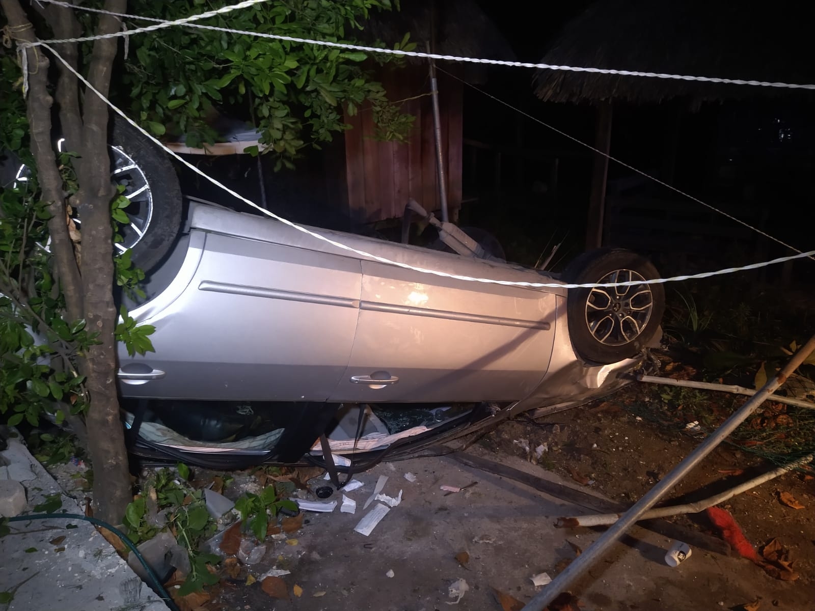 Accidentes en Ciudad del Carmen: Vuelcan dos autos; conductores iban alcoholizados