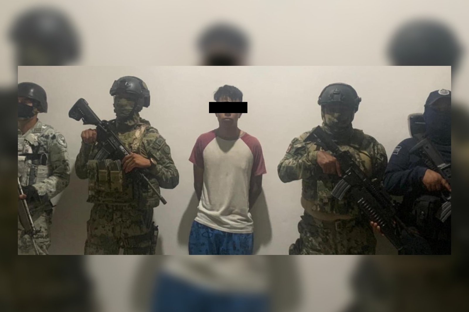 El detenido fue trasladado a la Vicefiscalía General de Quintana Roo en Playa del Carmen para definir su situación legal